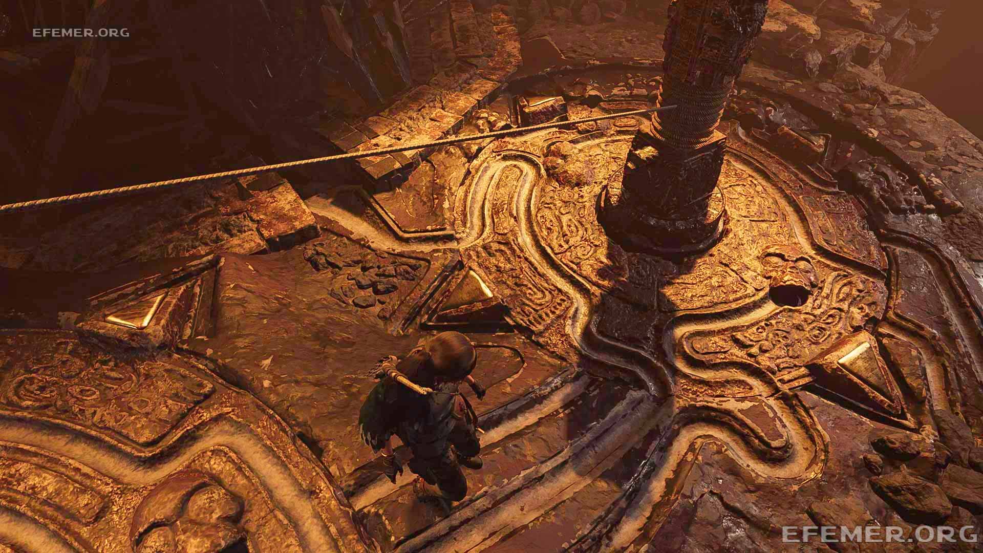Результат вращения головоломки, Shadow Tomb Raider