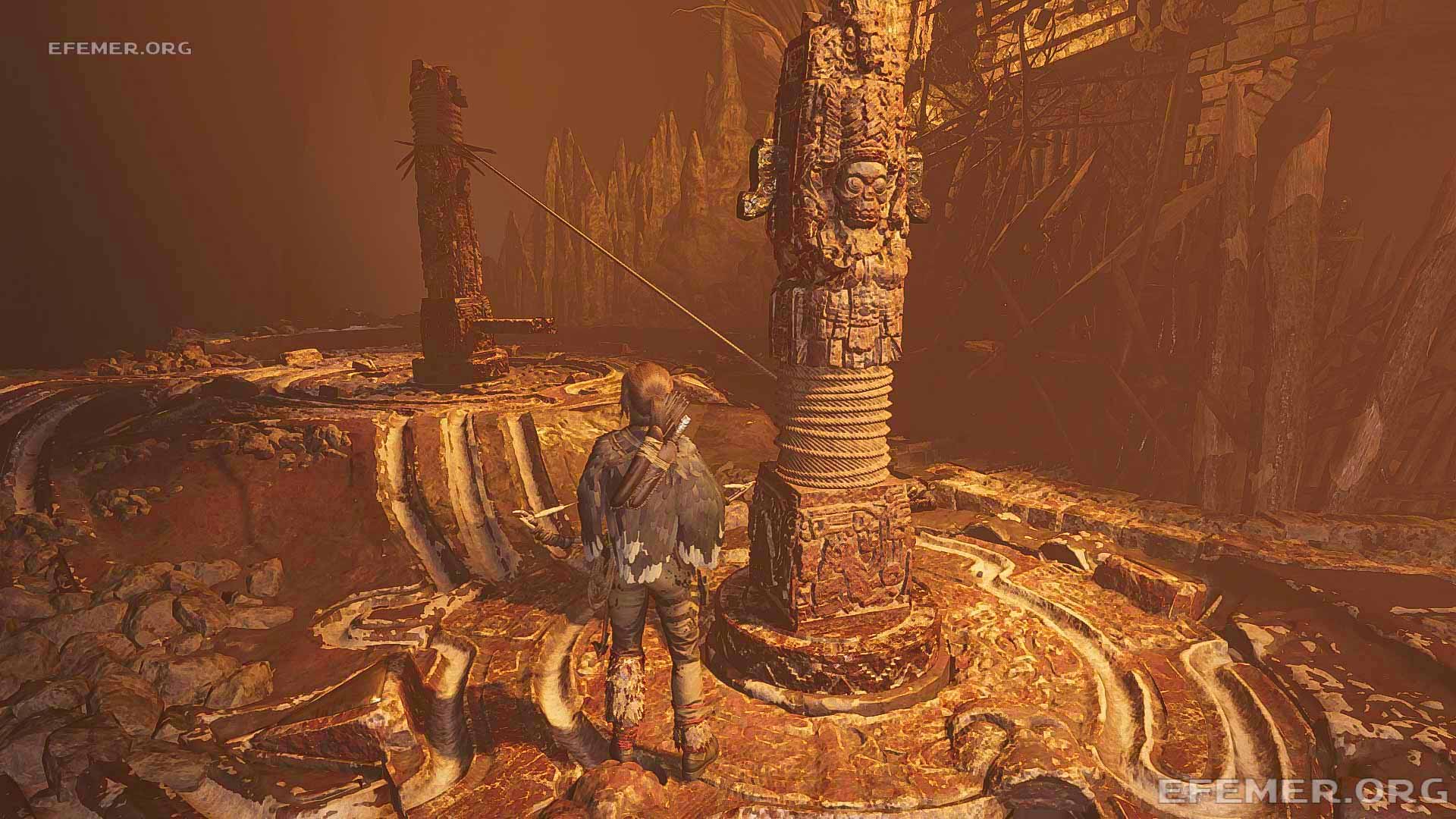 Закреплённые верёвкой вороты, Shadow Tomb Raider