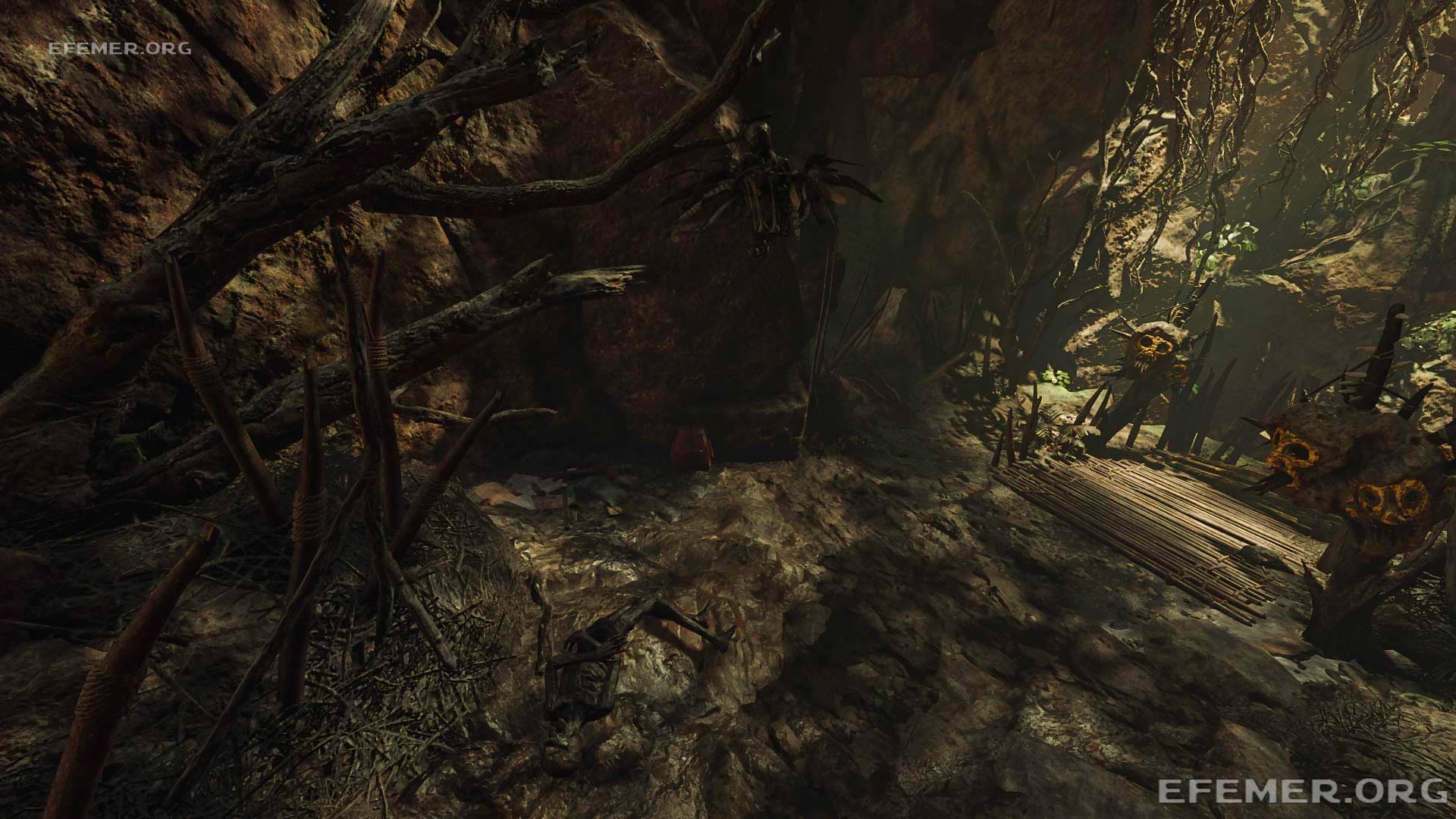 Ранец географа №2, валяющийся на земле, Shadow Tomb Raider