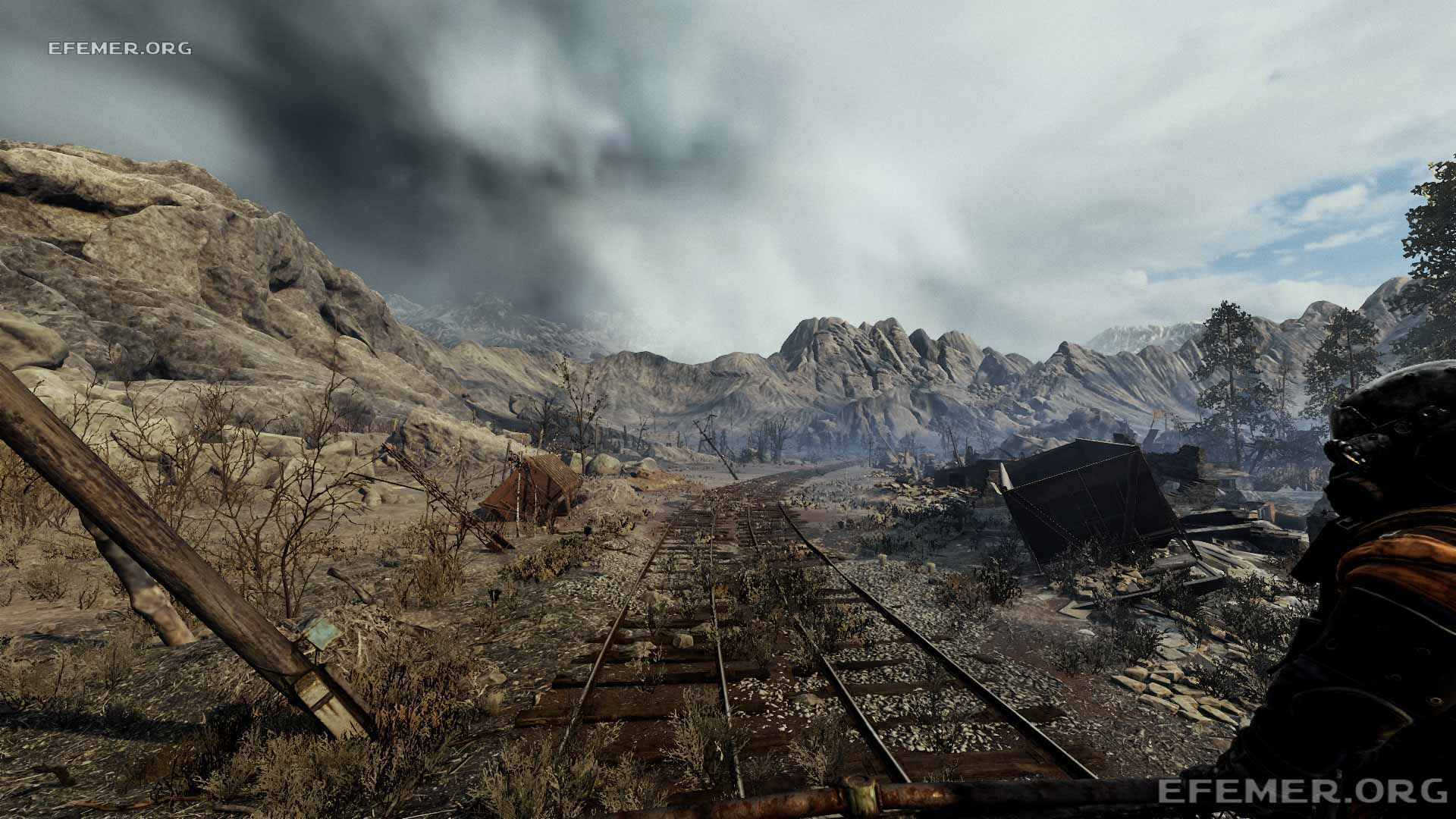 На подъезде к бункеру Ямантау в игре Metro Exodus