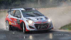 Арт Steam «Rainy Day» из игры WRC 5