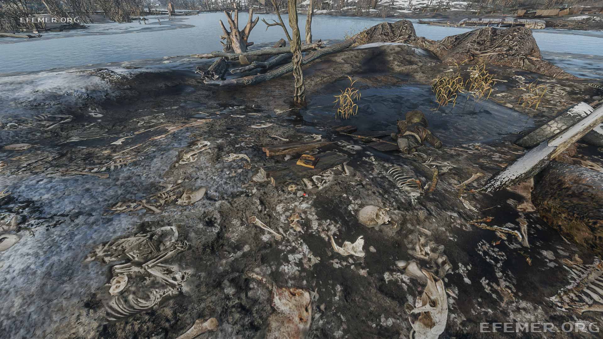 Дневник №8 «Записка бандита», валяющийся на доске, Metro Exodus