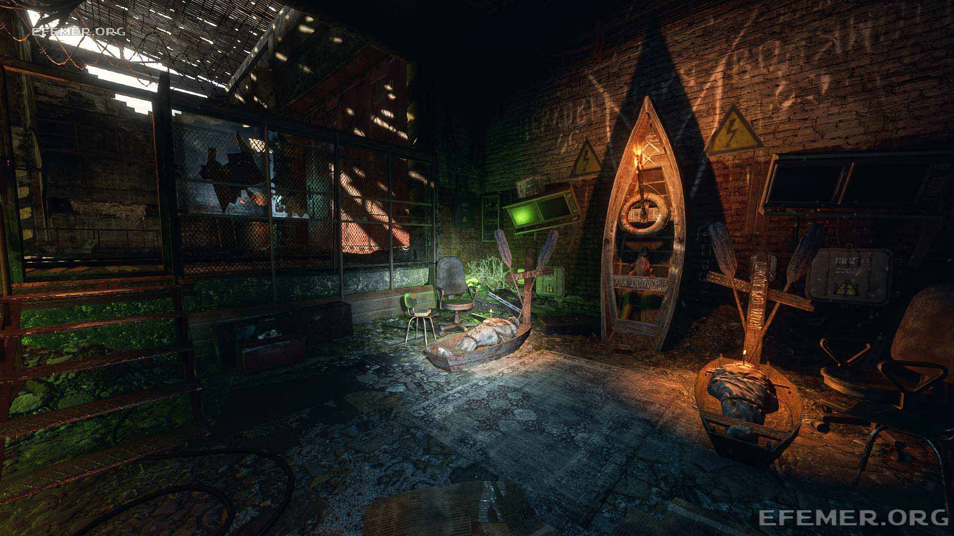 Дневник №10 «Общая тетрадь», лежащий на стуле, Metro Exodus