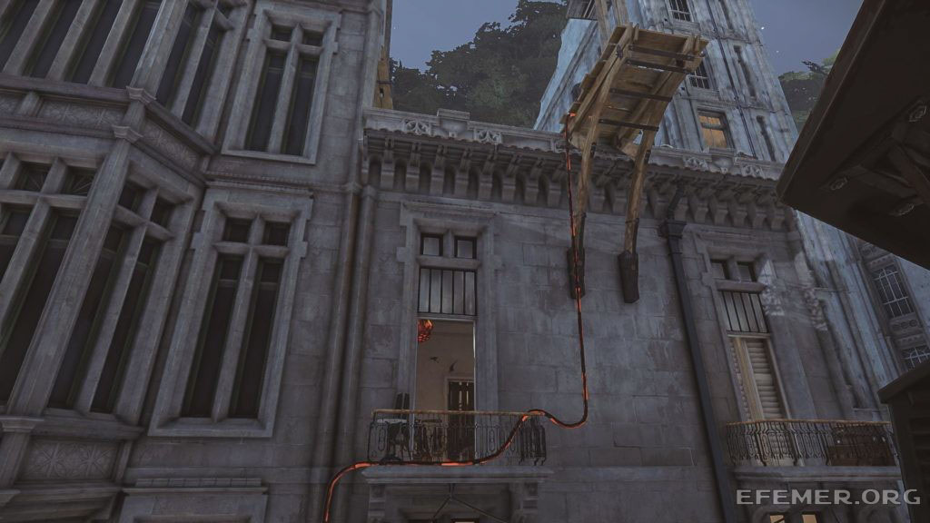 Окно как ориентир для картины №1 «Дауд и парабола ушедших дней», Dishonored 2