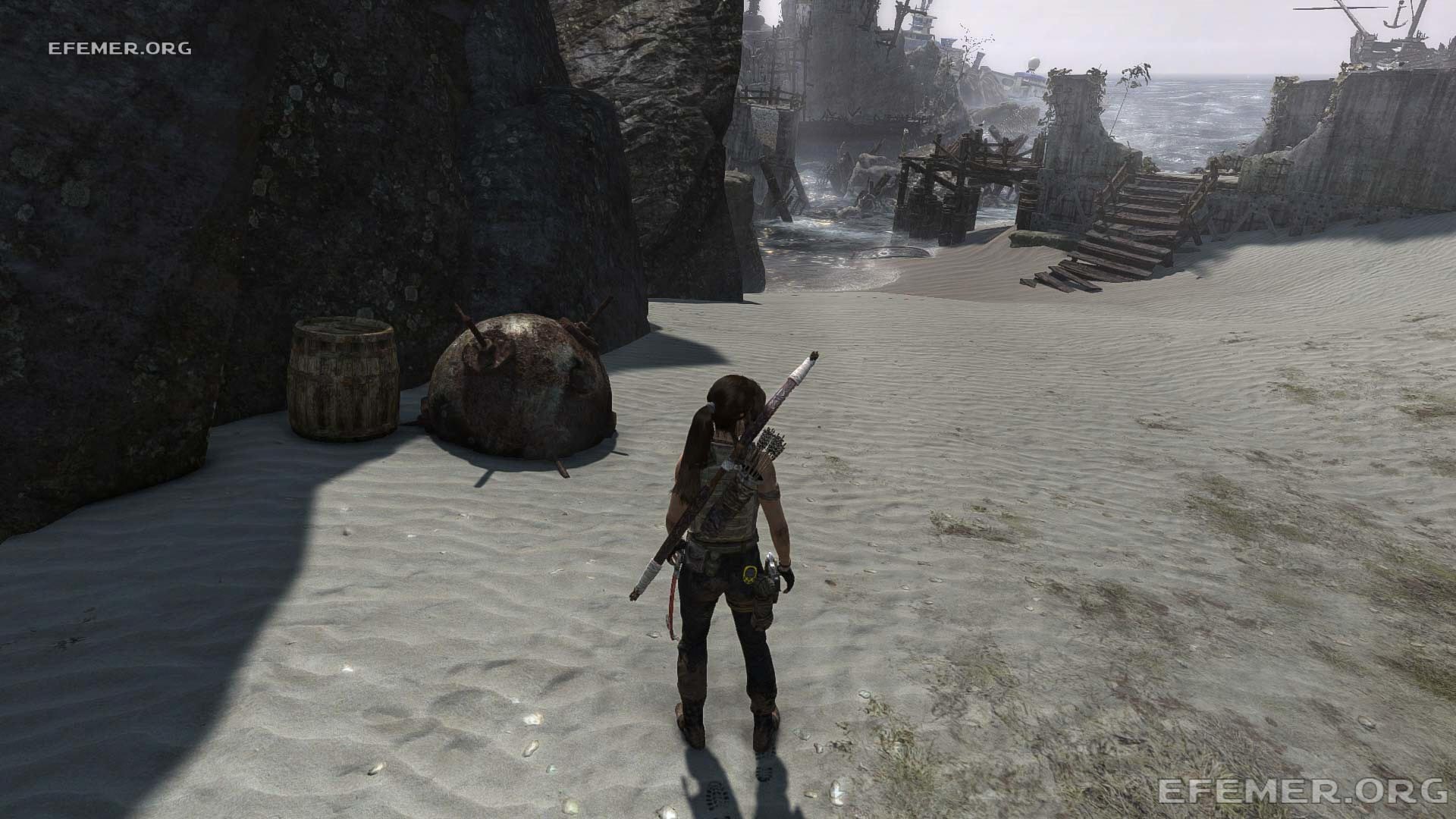 Так выглядит мина в игре Tomb Raider 2013