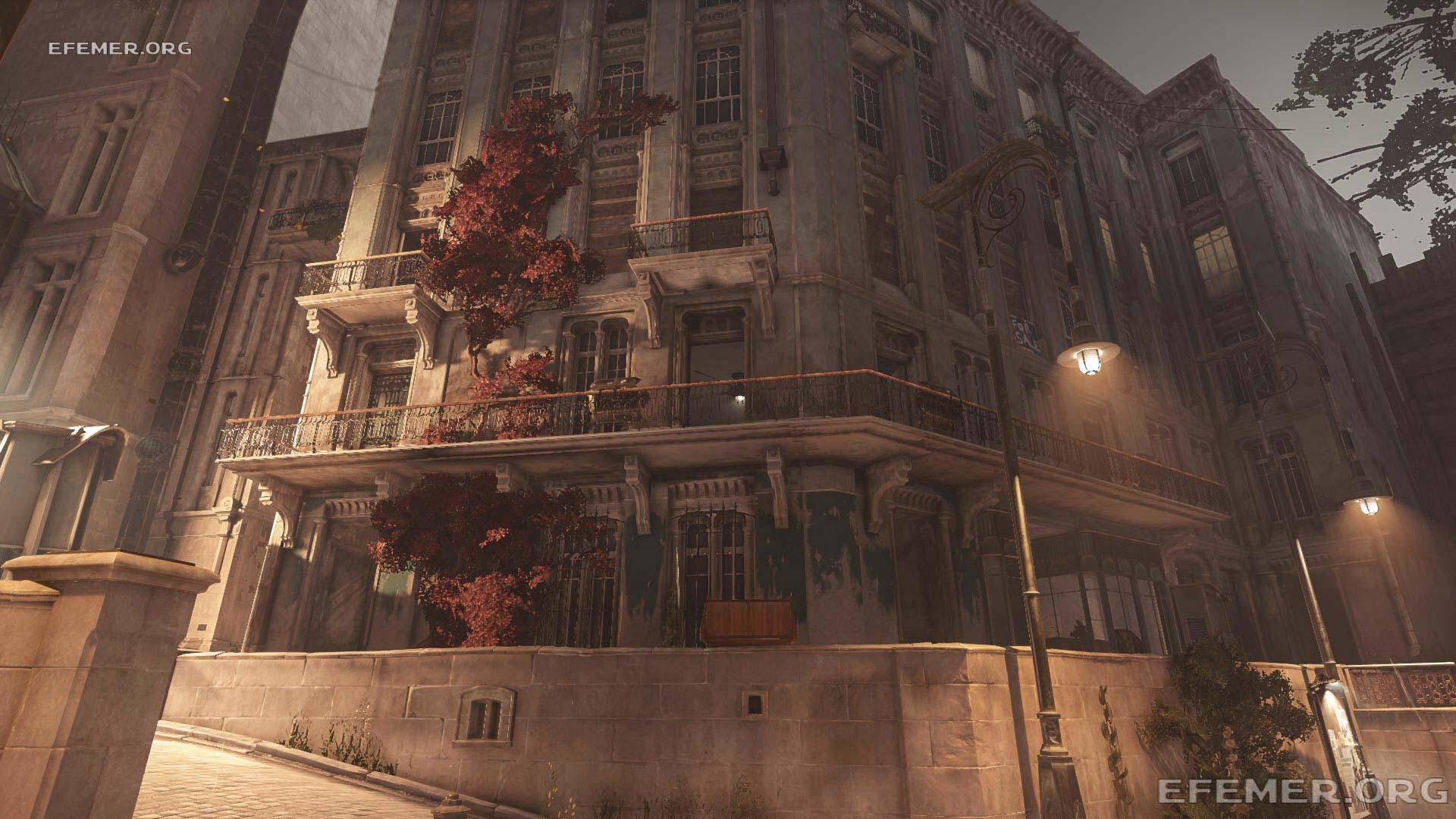 Балкон как ориентир для газеты, Dishonored 2