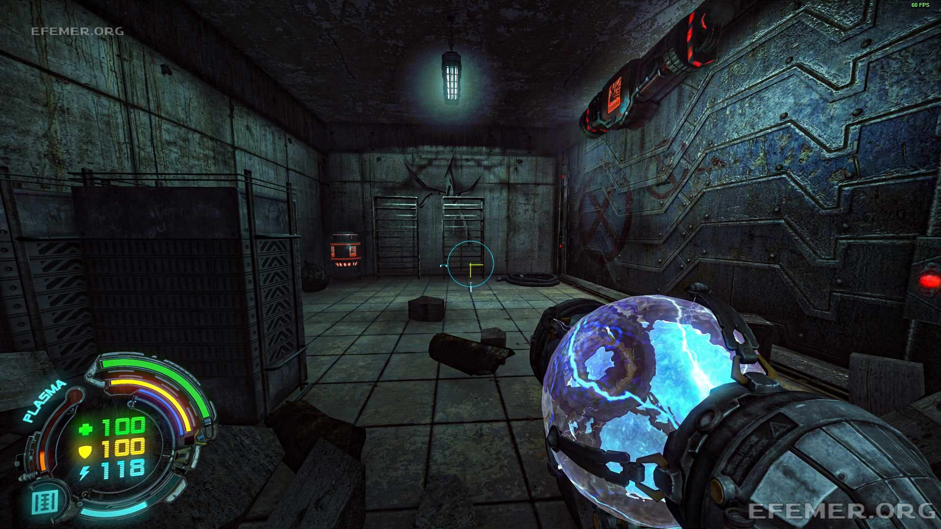 Стена, за которой скрыт тайник №3, Hard Reset Redux