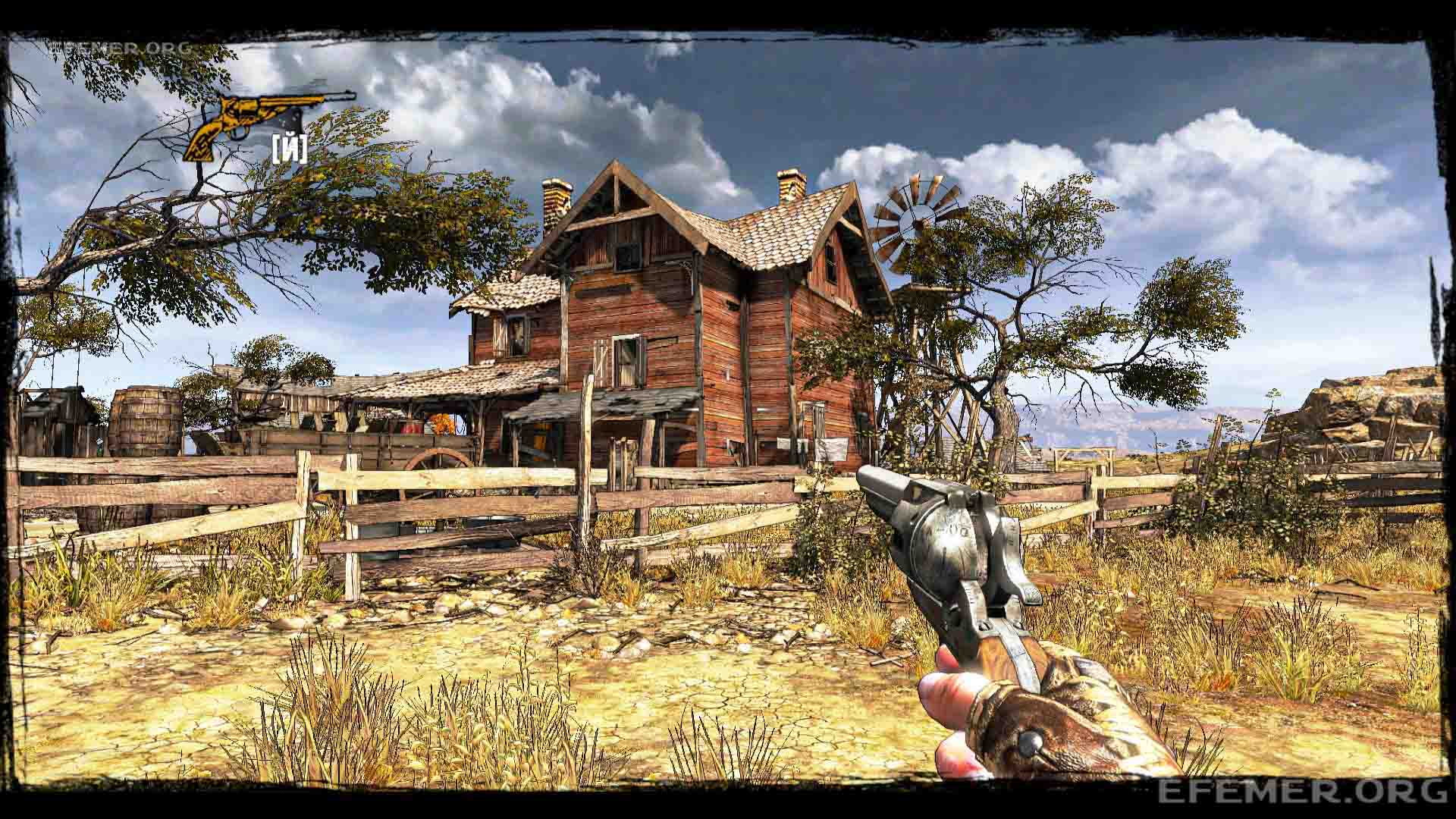 Фермерский домик в игре Call of Juarez - Gunslinger