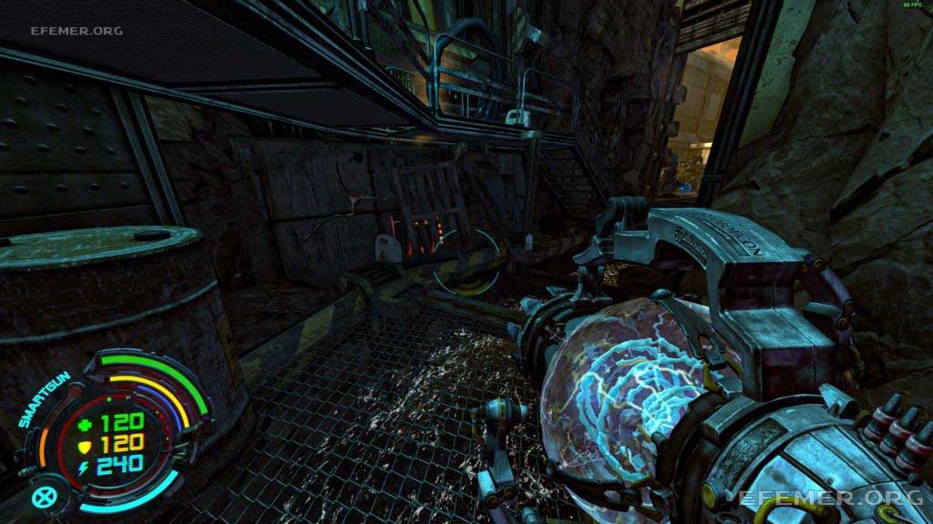 Бочка, которую нужно взорвать, чтобы добраться до тайника №1, Hard Reset Redux