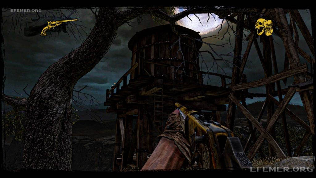 Самородок №4 “Джон Уэсли Хардин”, лежащий на башне, Call of Juarez - Gunslinger