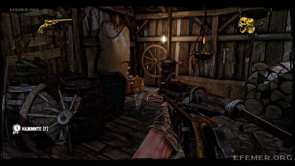 Самородок истины №5 “Дикий Билл Хикок”, лежащий на ящике, Call of Juarez - Gunslinger