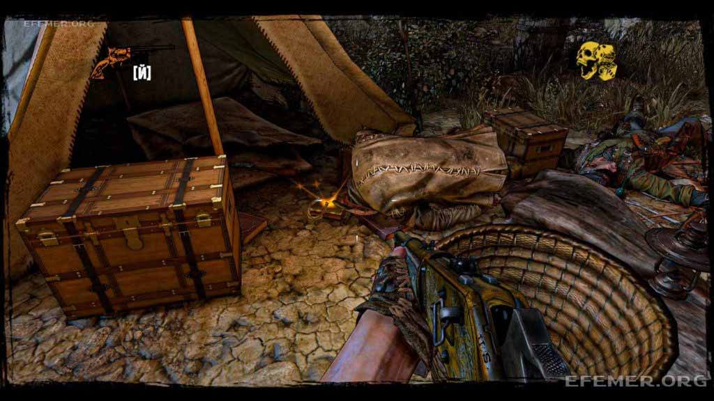 Самородок №2 “Револьверы старого запада”, лежащий у лагеря, Call of Juarez - Gunslinger