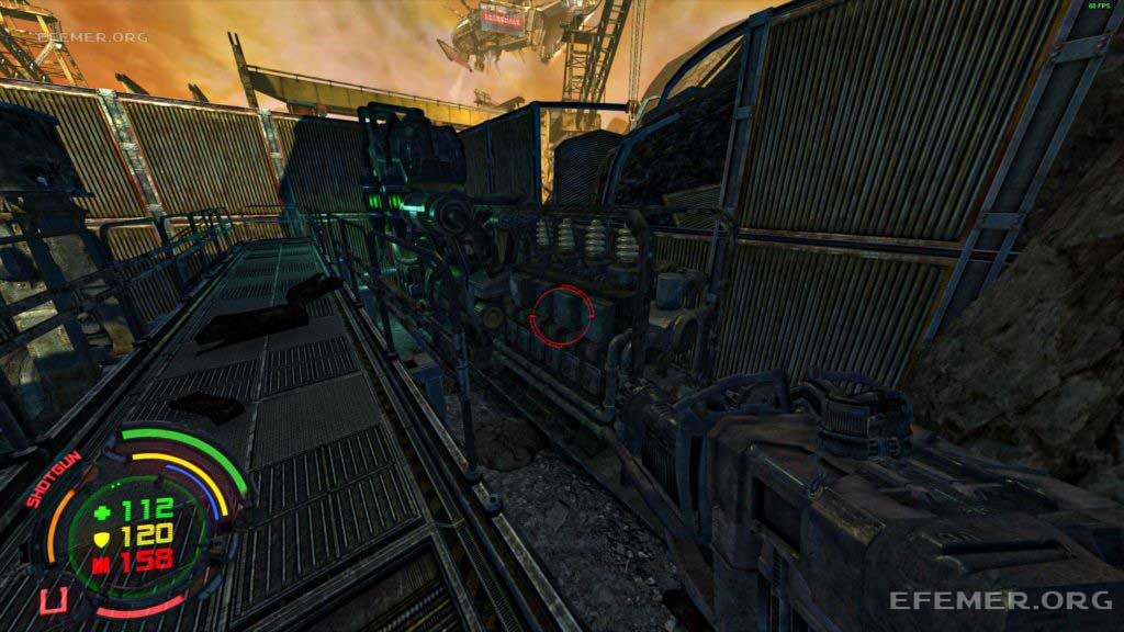 Генератор, за которым спрятан тайник №2, Hard Reset Redux