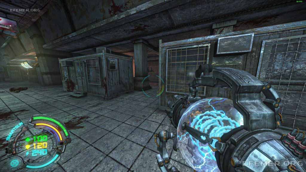 Трещина в стене, за которой скрыт тайник №3, Hard Reset Redux