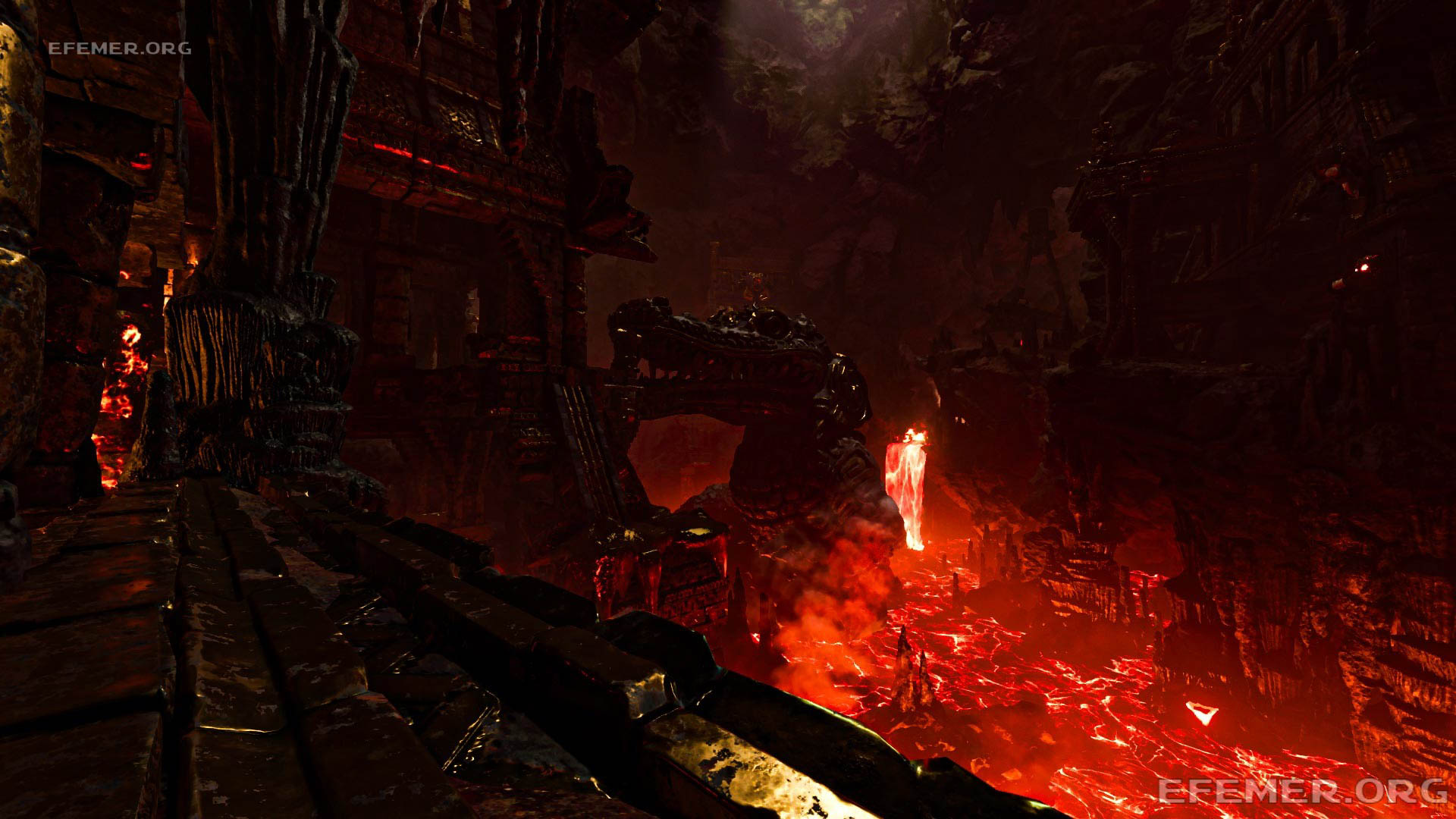 Статуя «Зипакна» в игре Shadow Tomb Raider