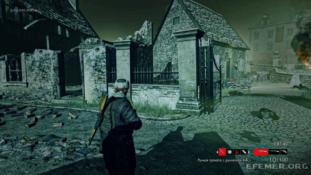Руины, в которых скрыт слиток №4, Zombie Army Trilogy