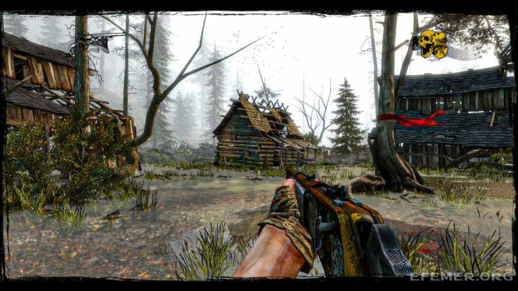 Самородок истины №1 “Чёрный Барт”, спрятанный в лачуге, Call of Juarez - Gunslinger