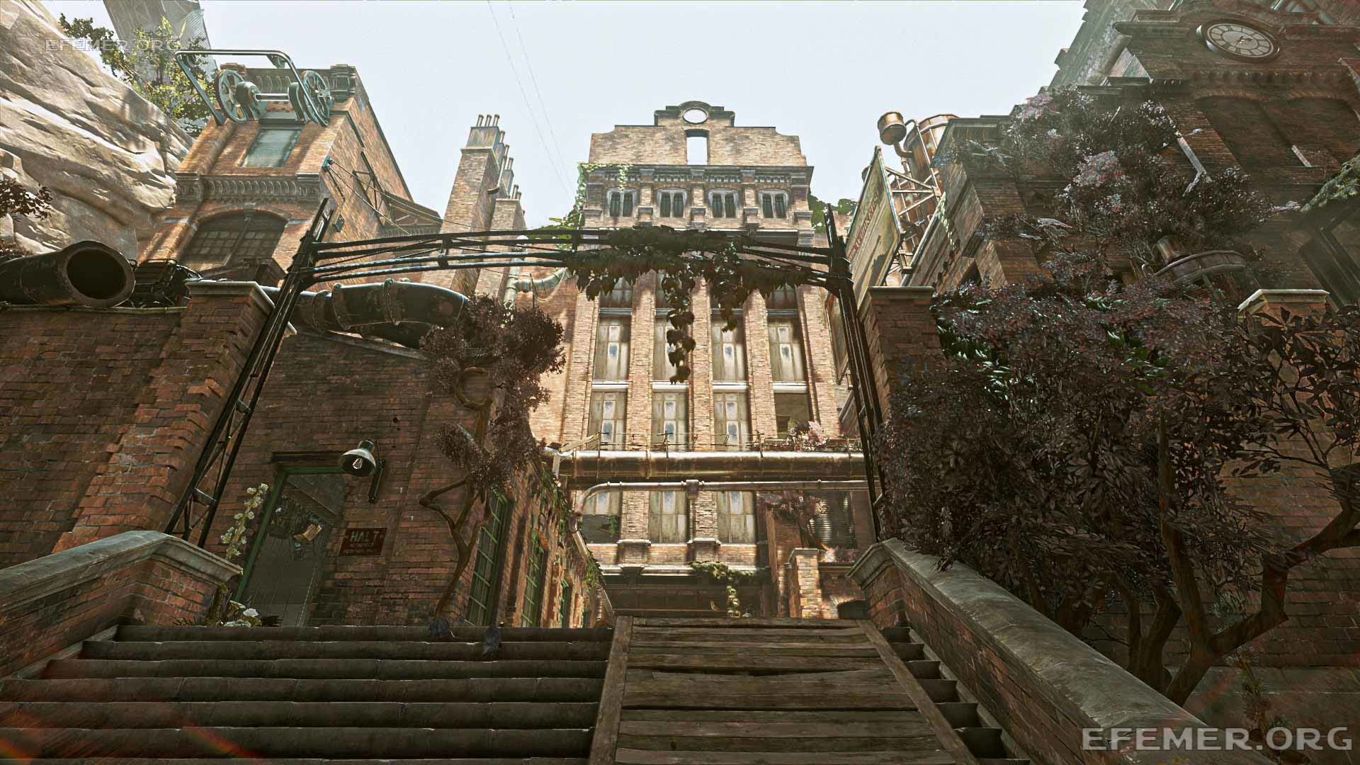 Вид на рудник Шиндейри в игре Dishonored: Death of the Outsider
