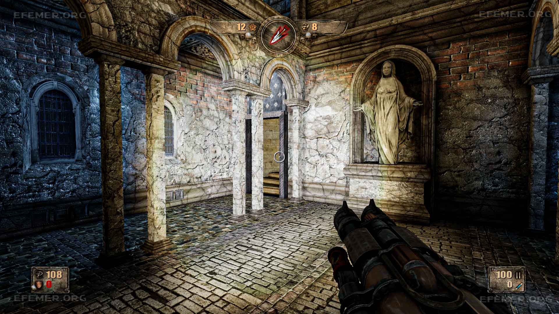 Проход около статуи, ведущий к секрету №1, Painkiller H&D