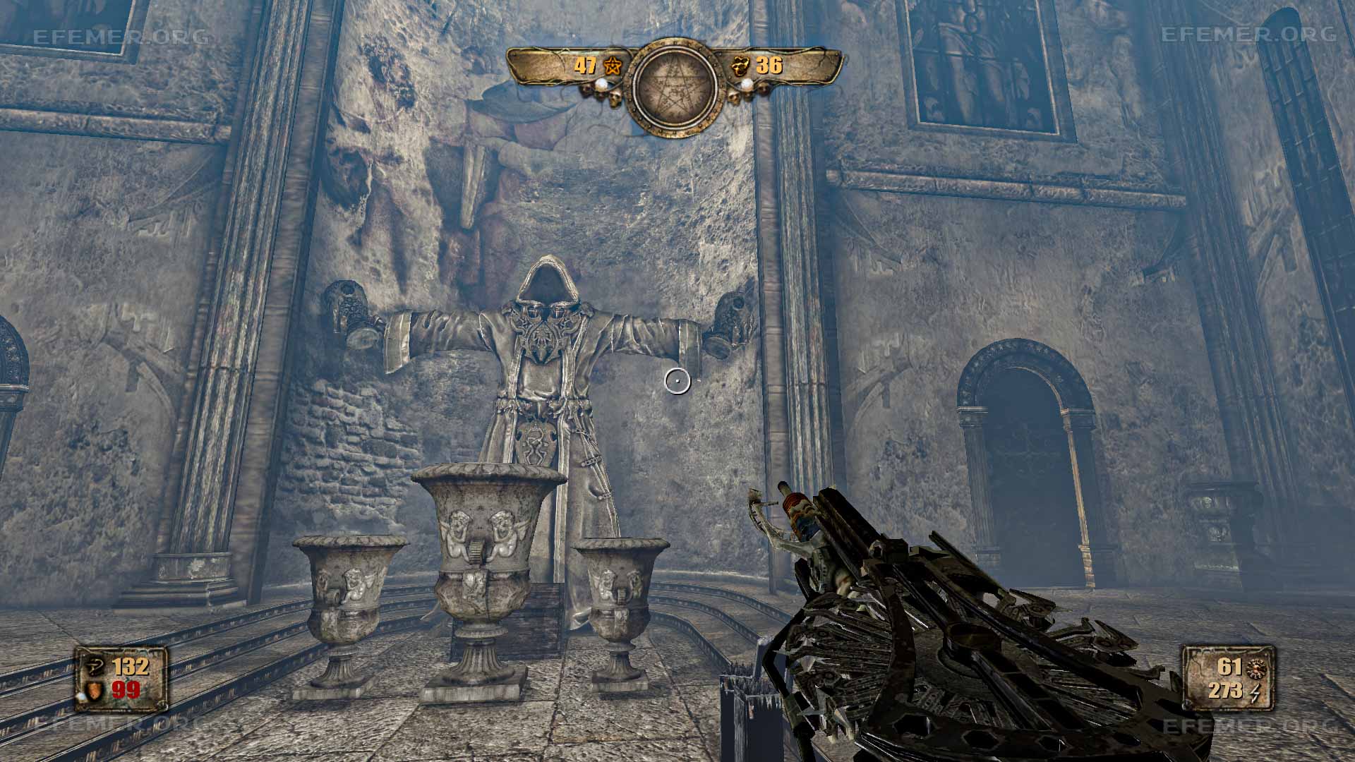 Статуя с кубками в игре Painkiller H&D