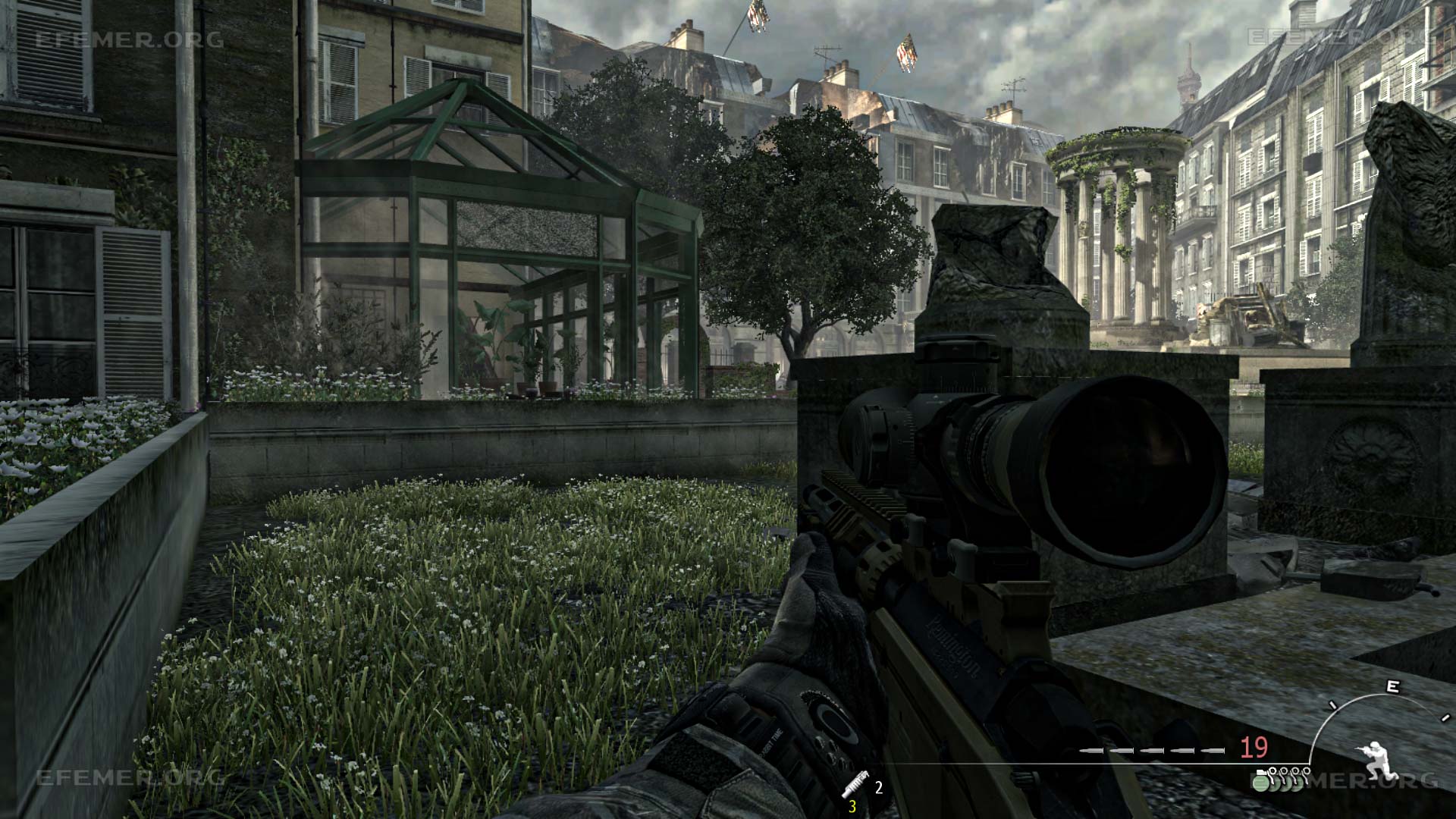 Оранжерея как ориентир для разведанных №30, Call of Duty: Modern Warfare 3