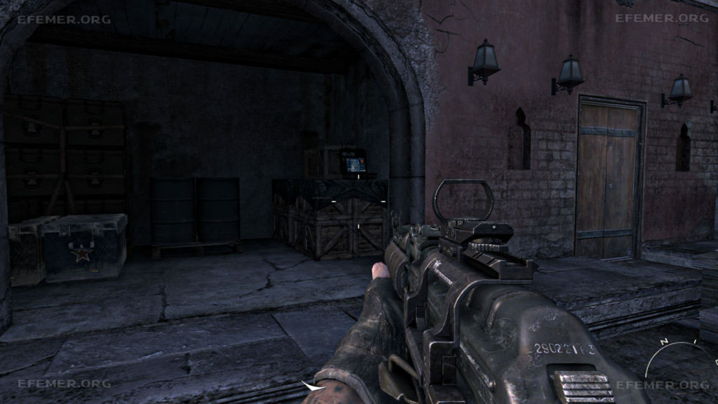 Ноутбук №8, находящийся в нише, Call of Duty: Modern Warfare 3