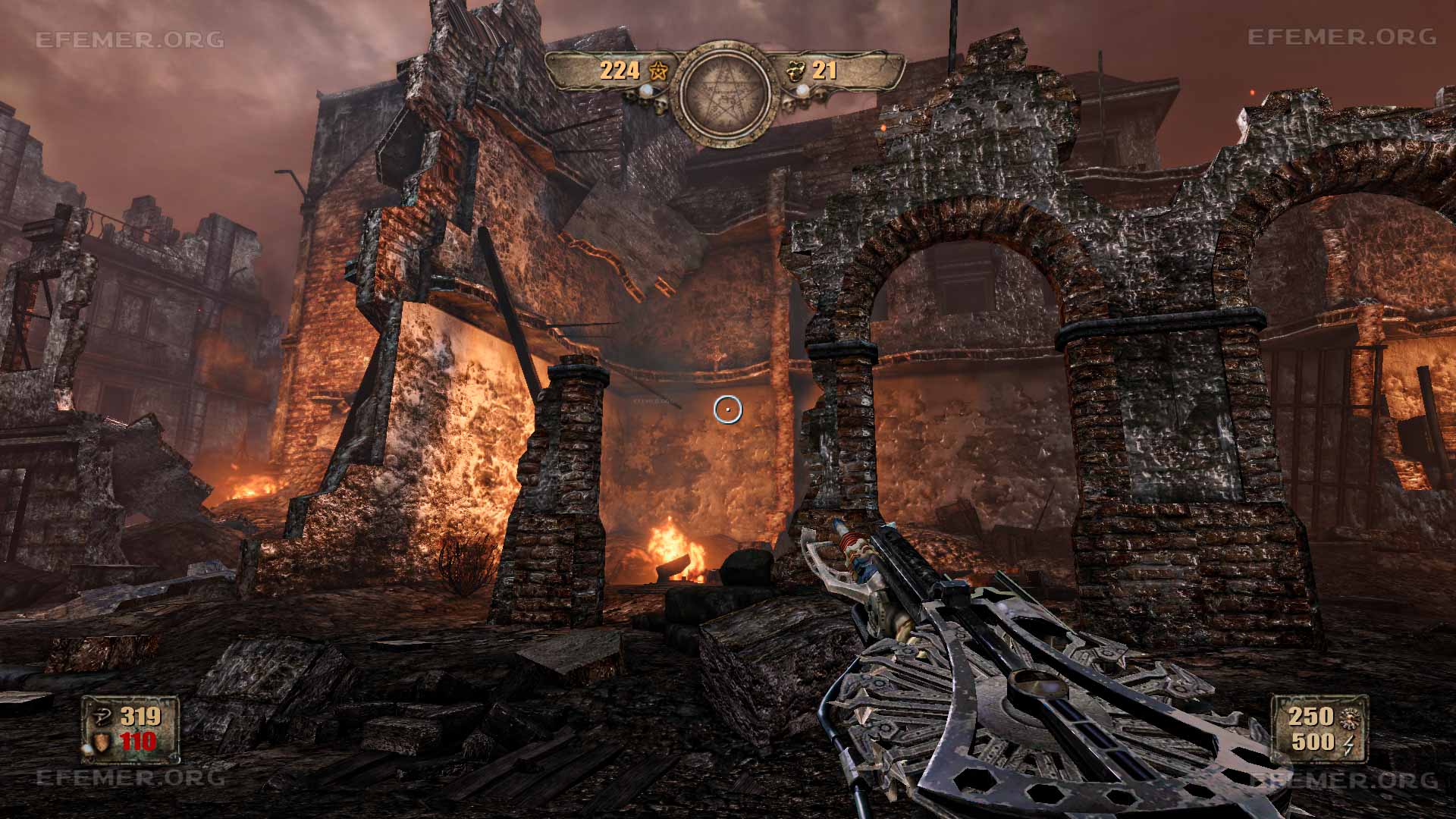 Святой предмет, стоящий на здании, Painkiller H&D