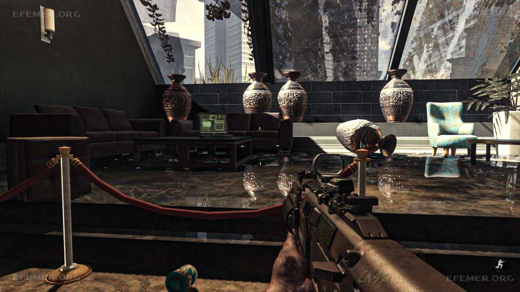 Файл Рорка №14, стоящий около ваз, Call of Duty: Ghosts