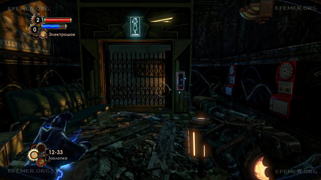 Вход в женский туалет в игре BioShock 2 Remastered