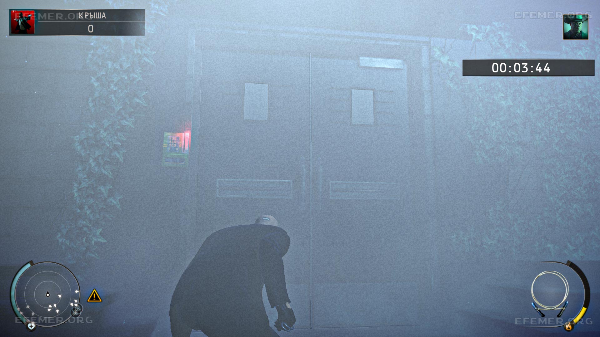 Запертые двери как ориентир для улики, Hitman: Absolution