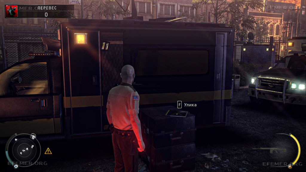 Улика №2, лежащая на ящиках, Hitman: Absolution
