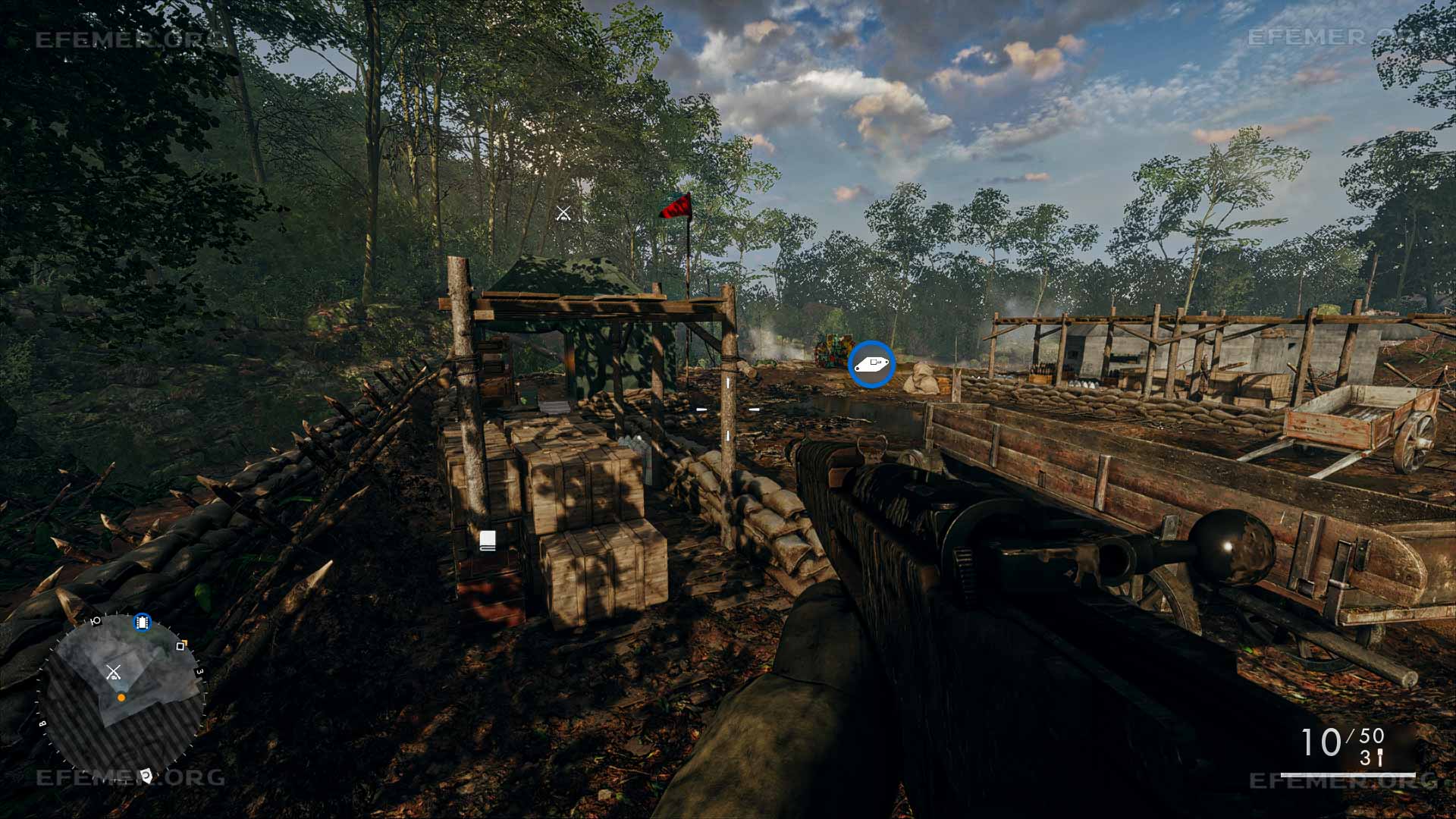 Боевой устав №5, находящийся за ящиками, Battlefield 1