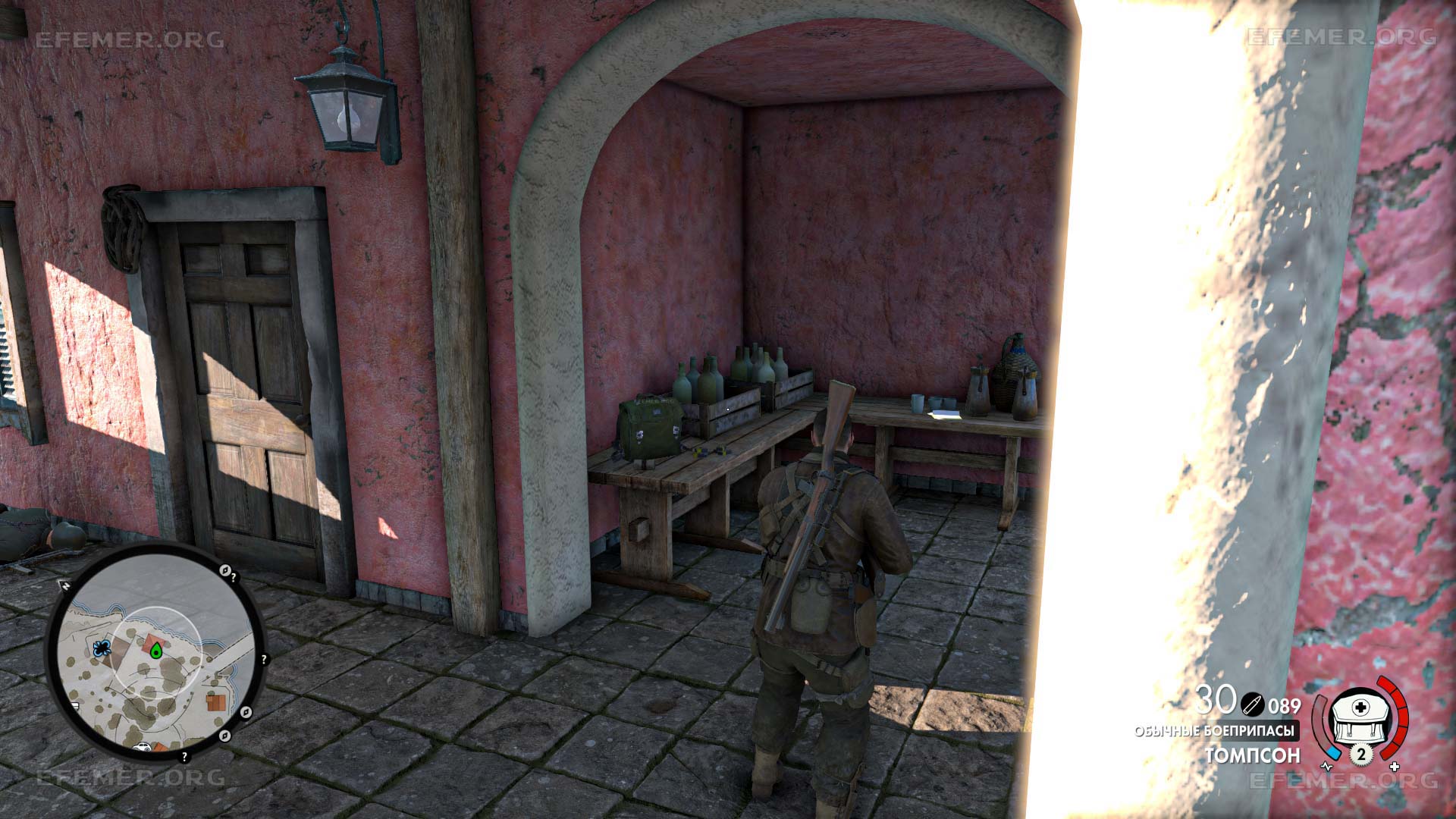 Документ, лежащий на столике, Sniper Elite 4
