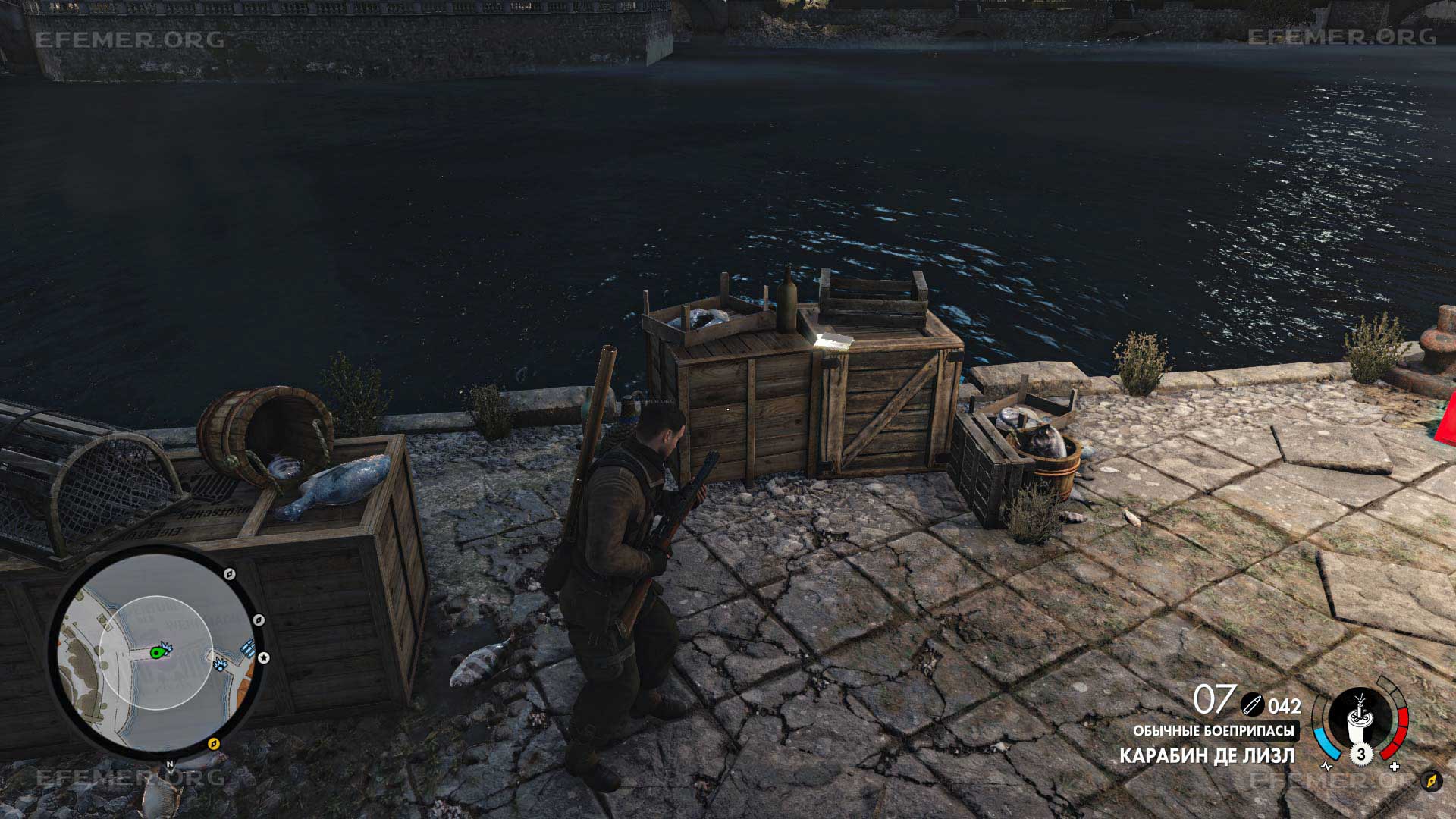 Письмо “Её единственный сын”, лежащее на ящике, Sniper Elite 4