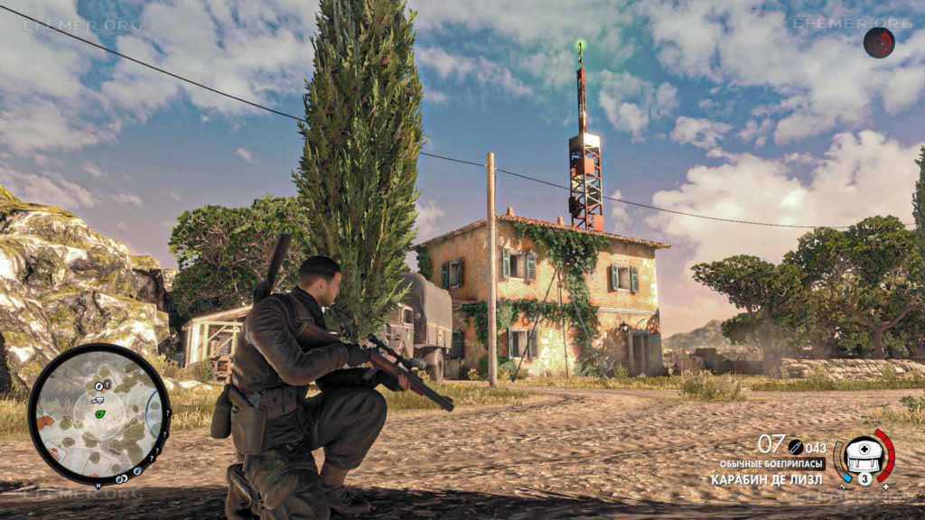 Дом с антенной Дом с антенной, Sniper Elite 4