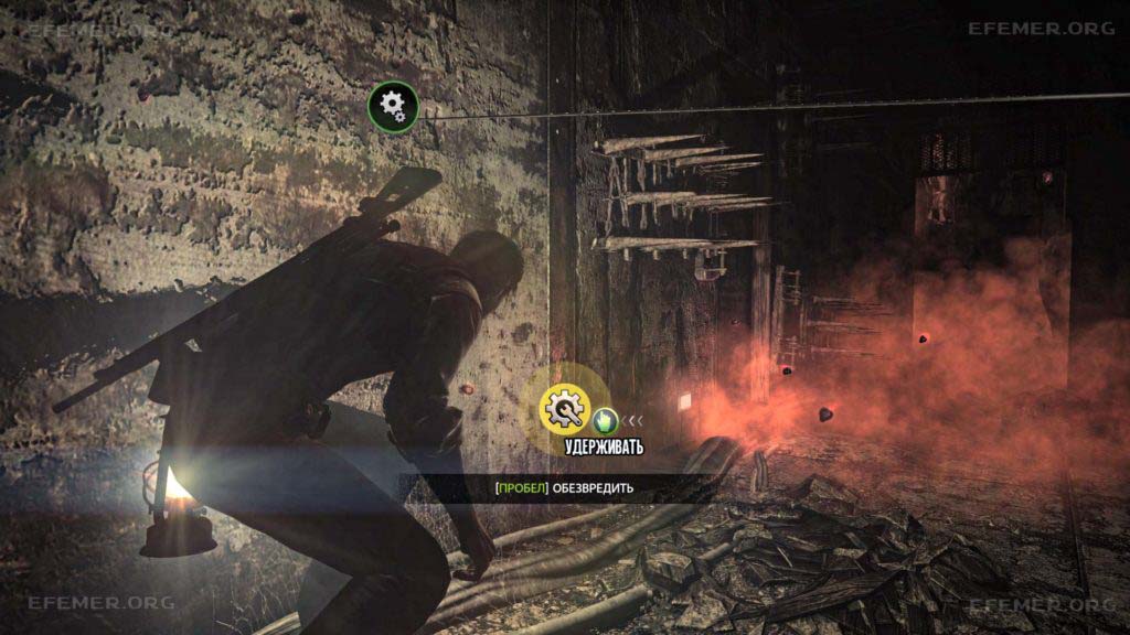 Проход между ловушками, который ведёт к ключу, The Evil Within 1