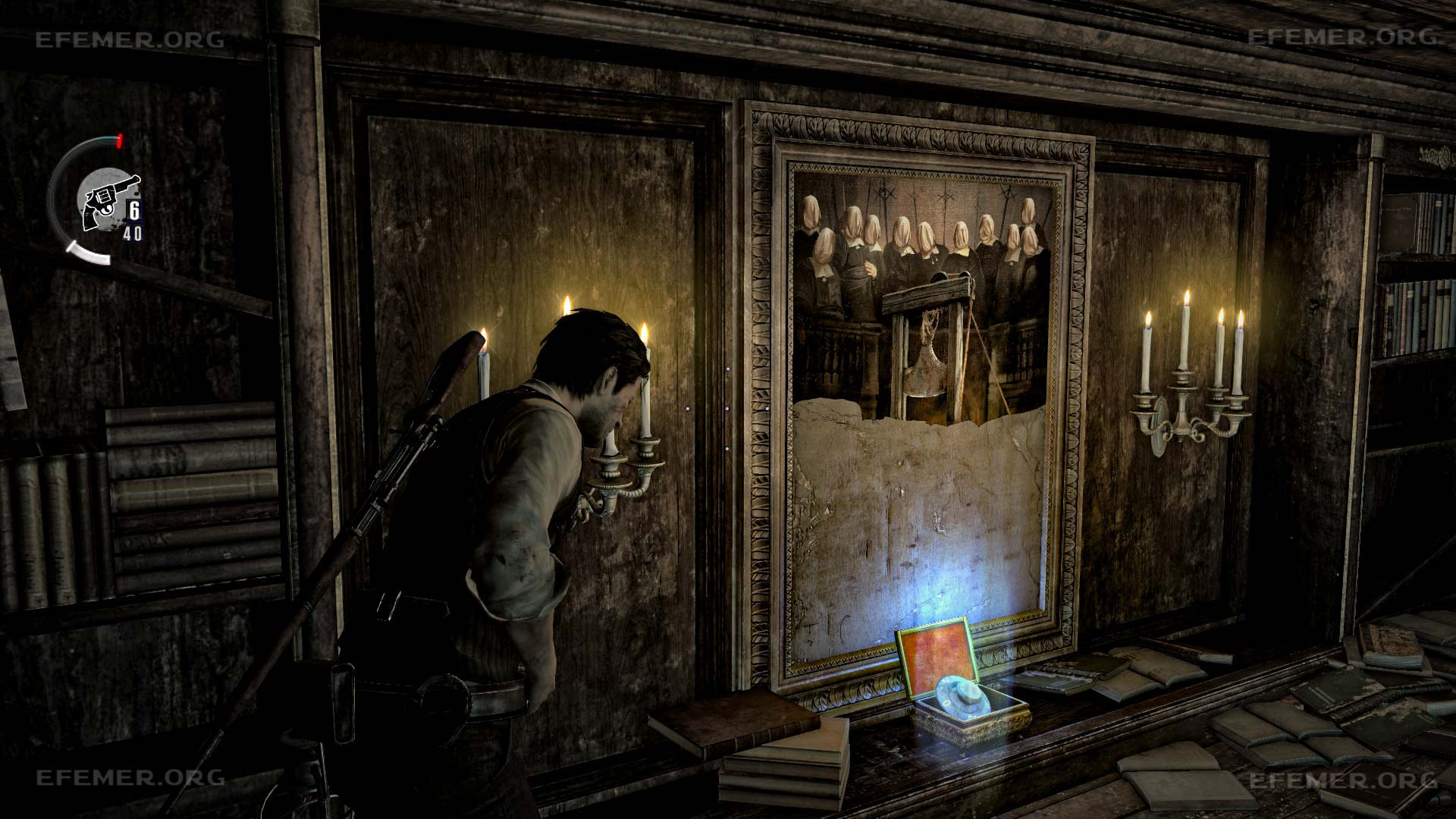 Картина - подсказка к верхнему шифру, The Evil Within 1