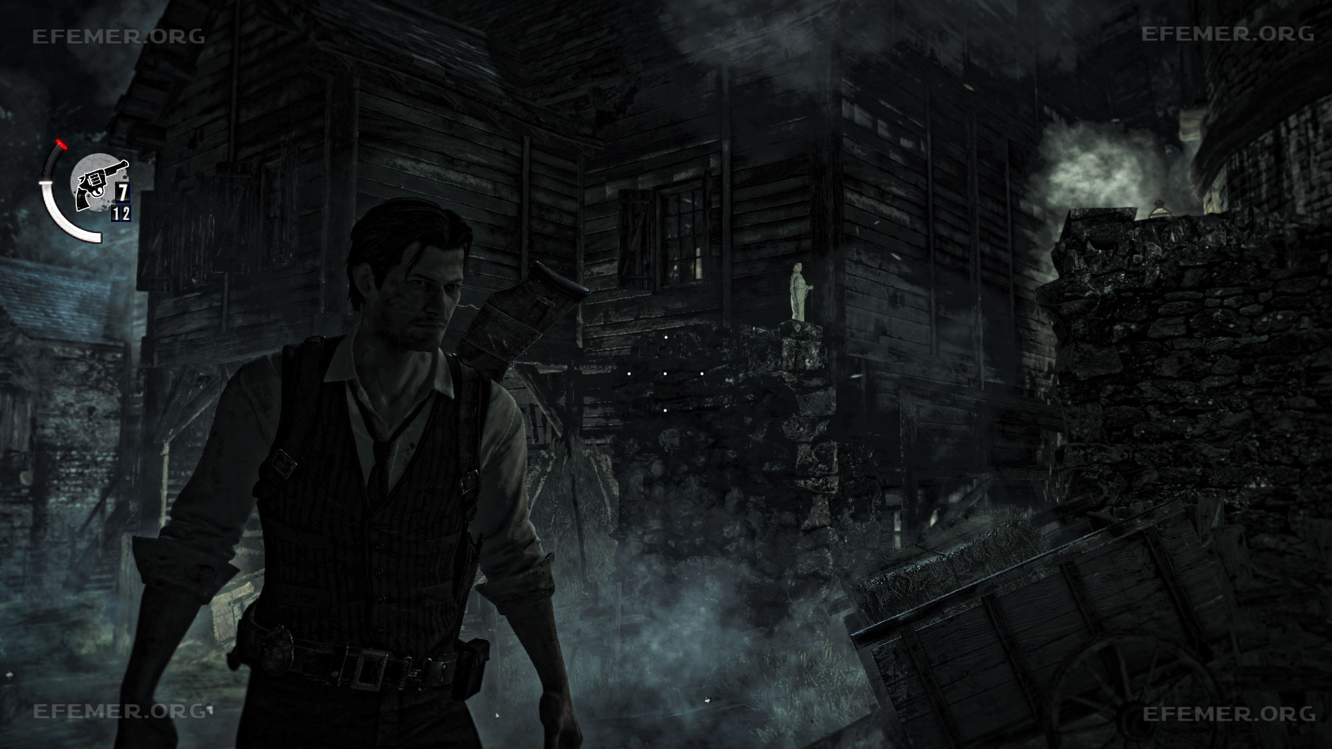 Куколка с ключом, стоящая на стене, The Evil Within 1
