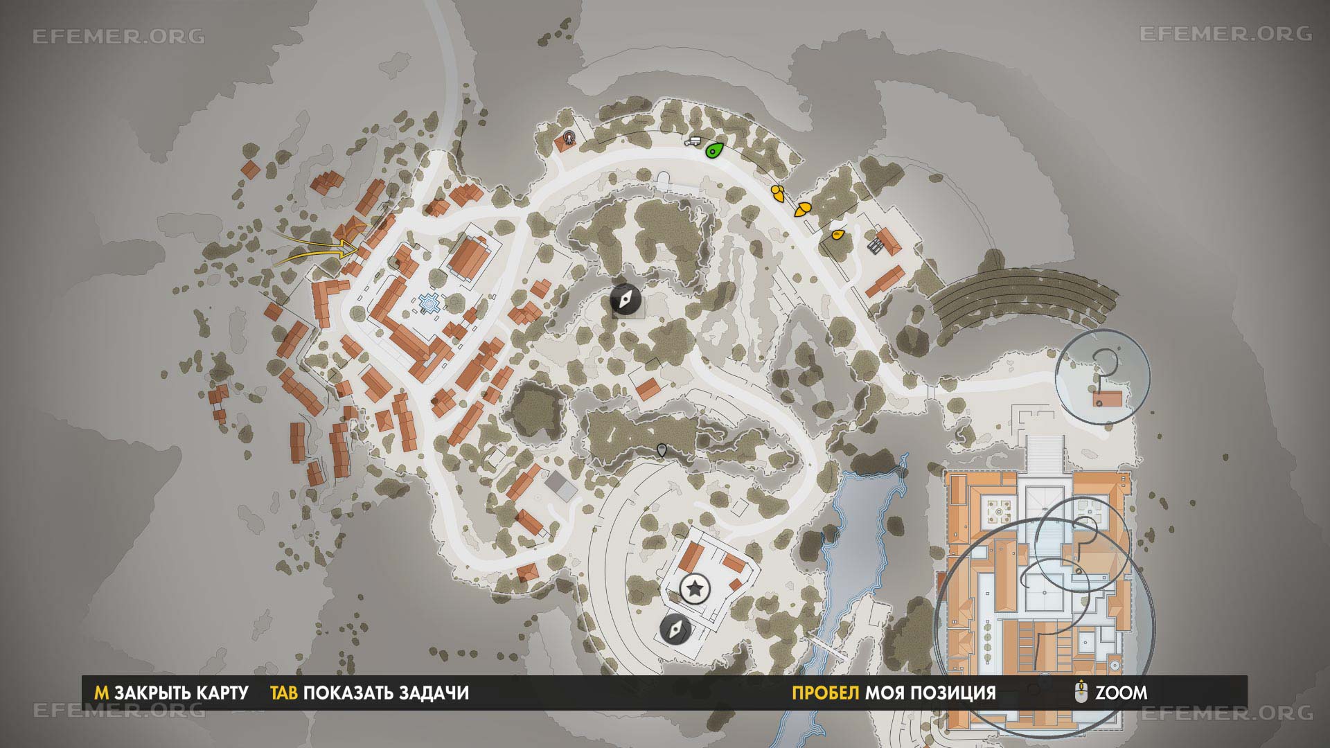 Местонахождение документов на карте, Sniper Elite 4