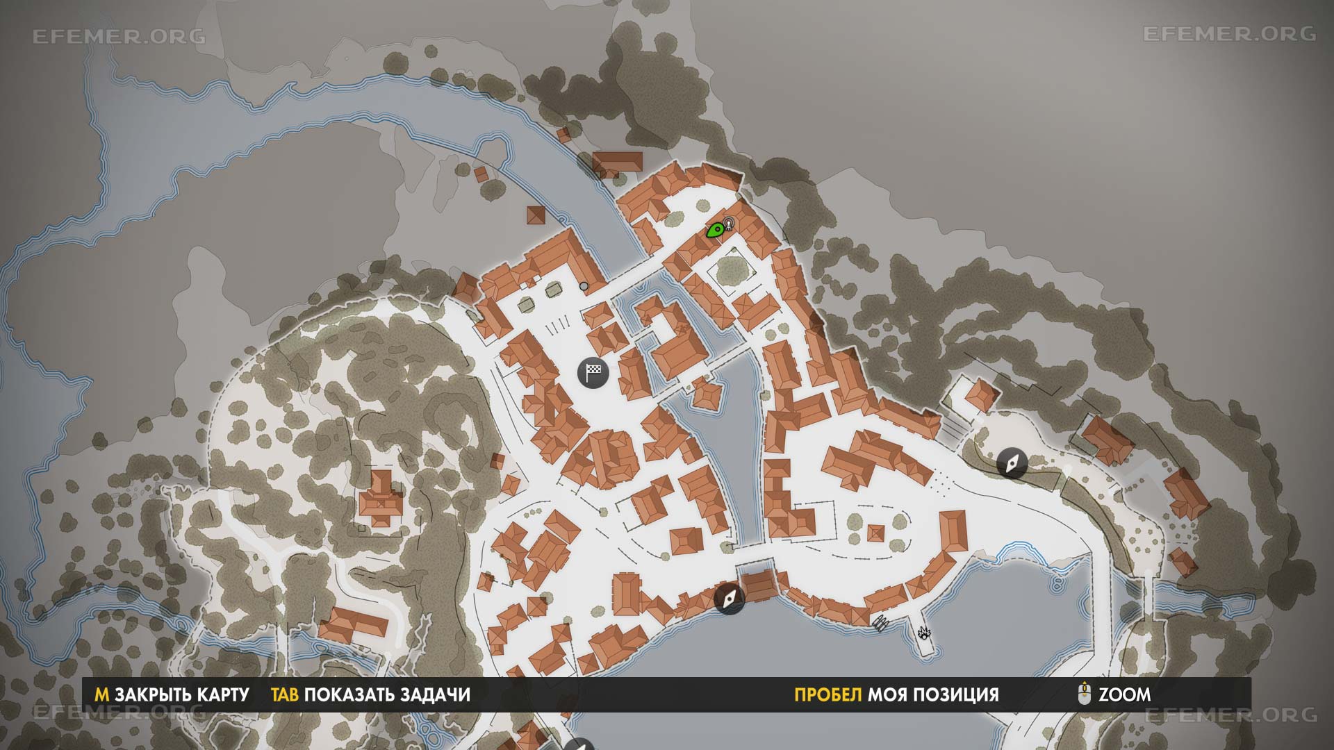 Местоположение письма “Продавец овощного магазина, господин Фукс”, Sniper Elite 4