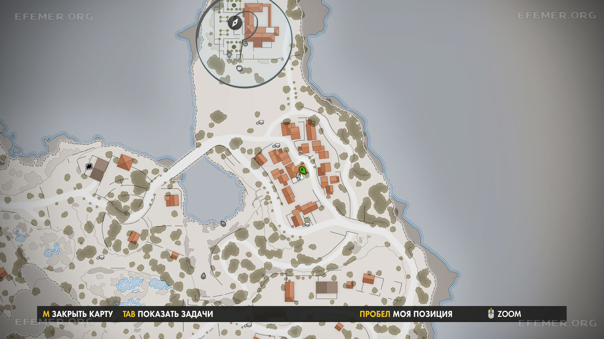 Местонахождение документов на карте, Sniper Elite 4