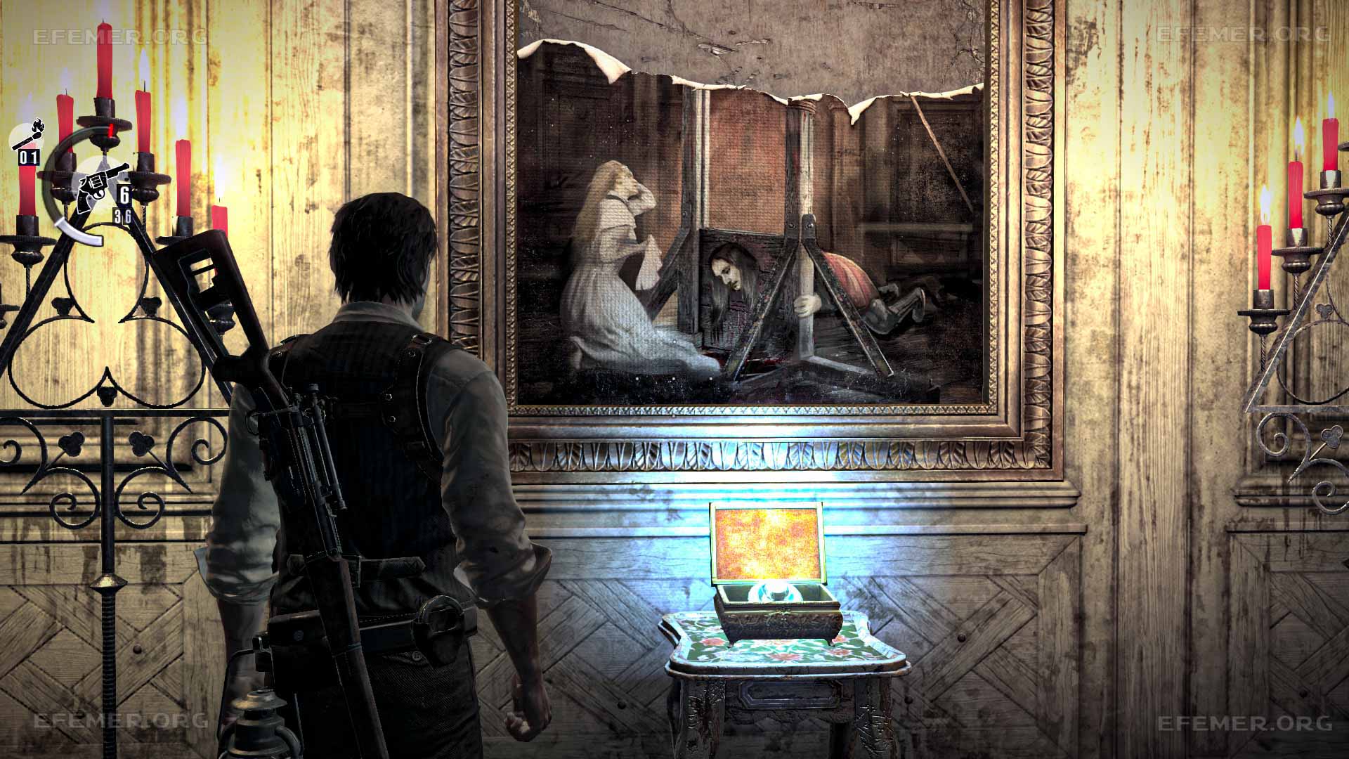 Подсказка к нижнему шифру, The Evil Within 1