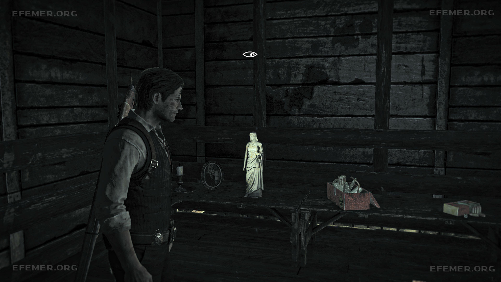 Статуэтка с ключом и другие ресурсы, скрытые на чердаке, The Evil Within 1