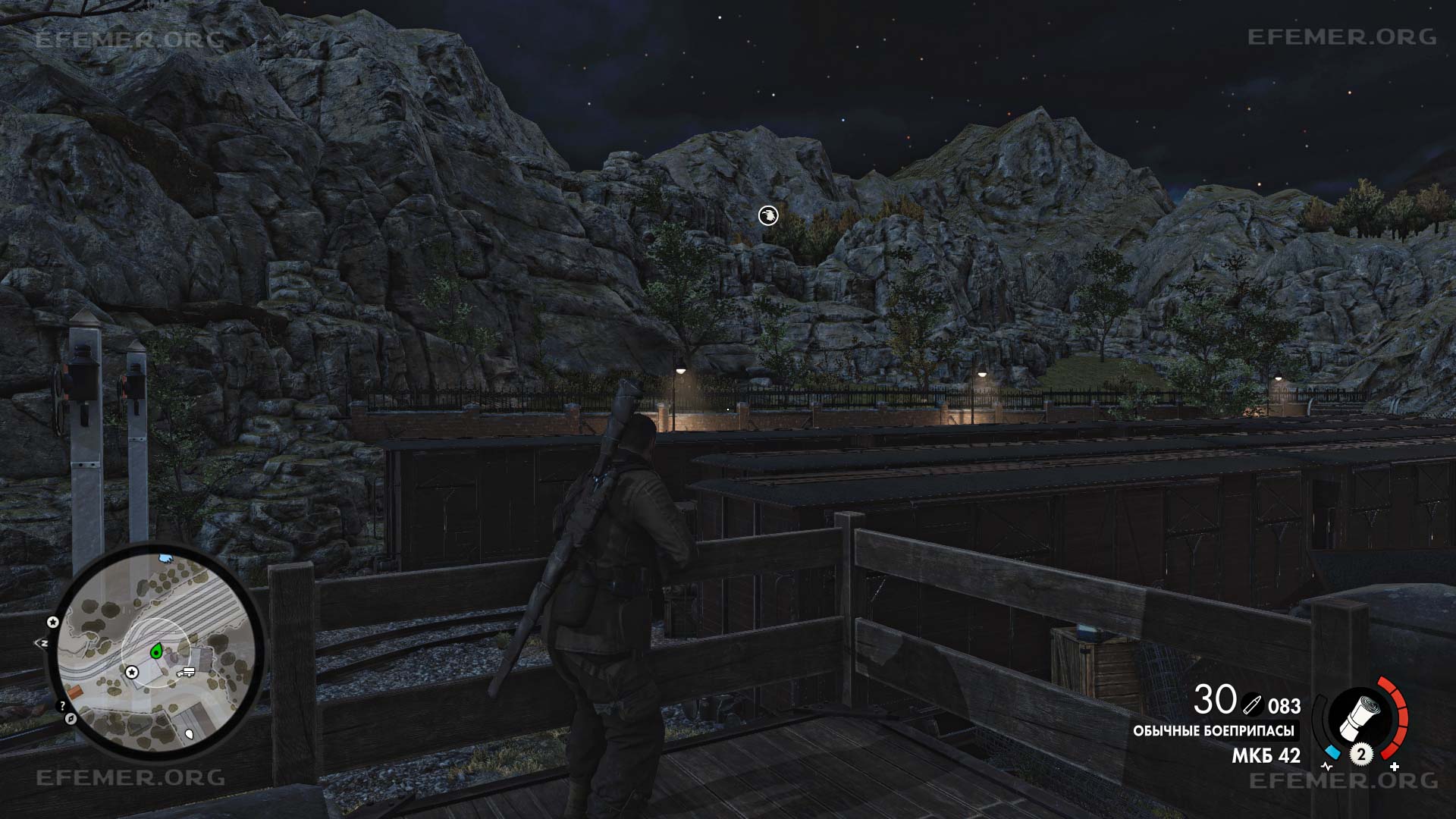 Фигурка каменного орла, стоящая на горе, Sniper Elite 4