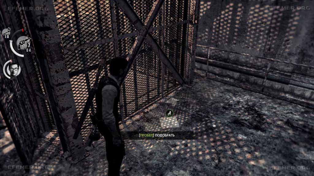 Фрагмент карты №11, брошенный возле подъёмника, The Evil Within 1