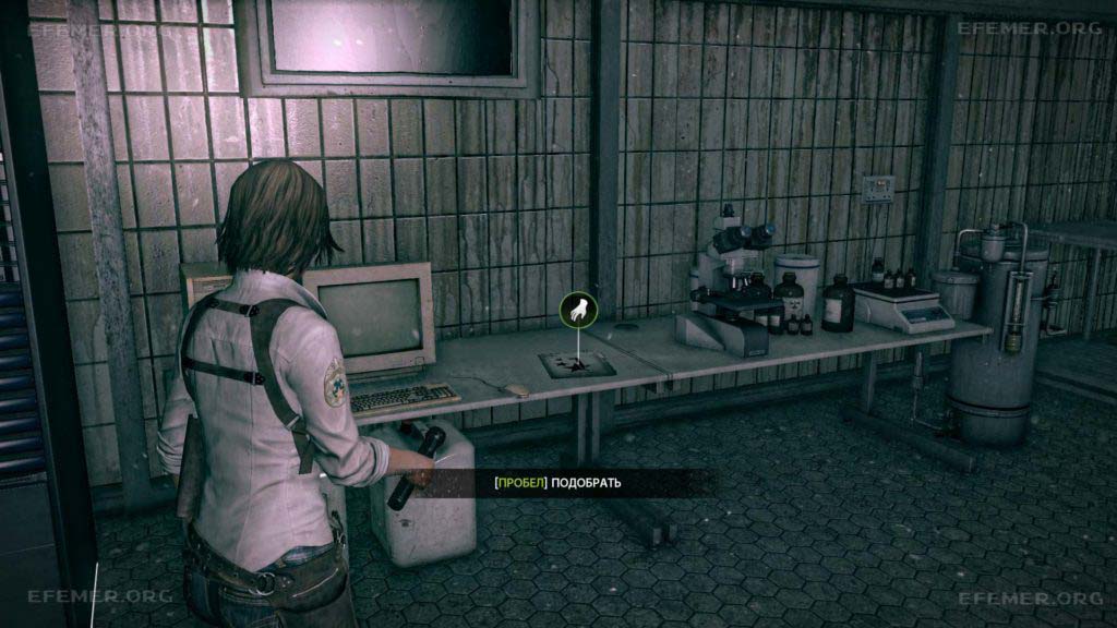 Личное дело «Запись 1: «Вербовка»», лежащее на столе, The Evil Within 1