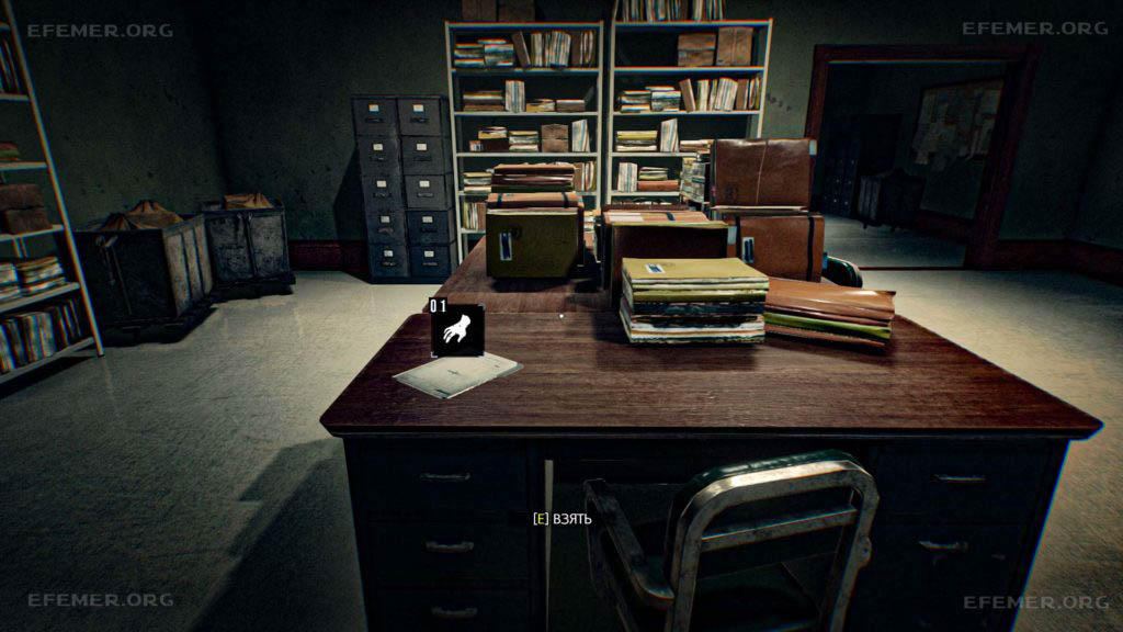 Документ “Отчёт 00977: «Структурные нарушения»”, лежащий на столе, The Evil Within 2