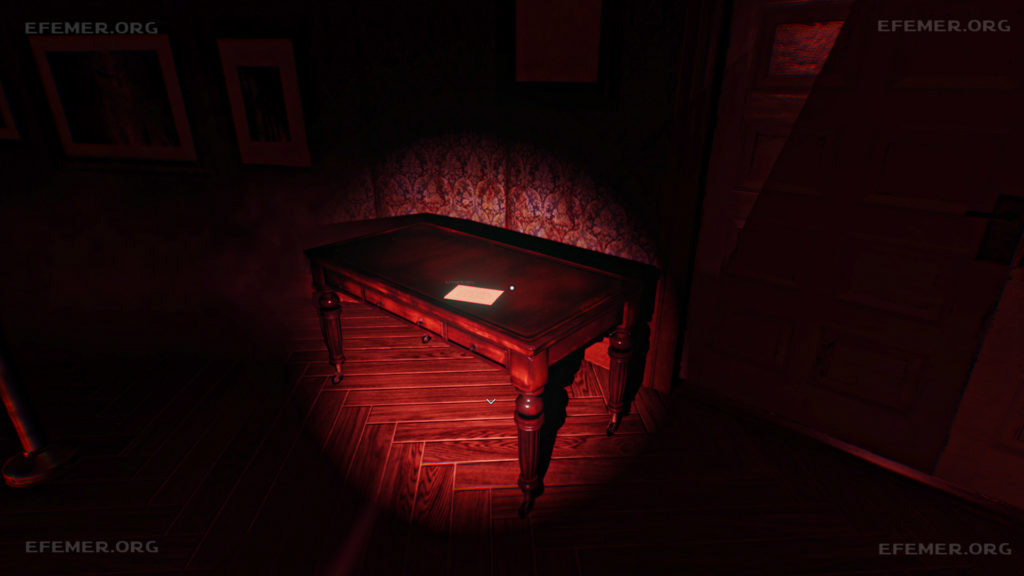 Документ “Записка”, лежащий на столе, The Evil Within 2