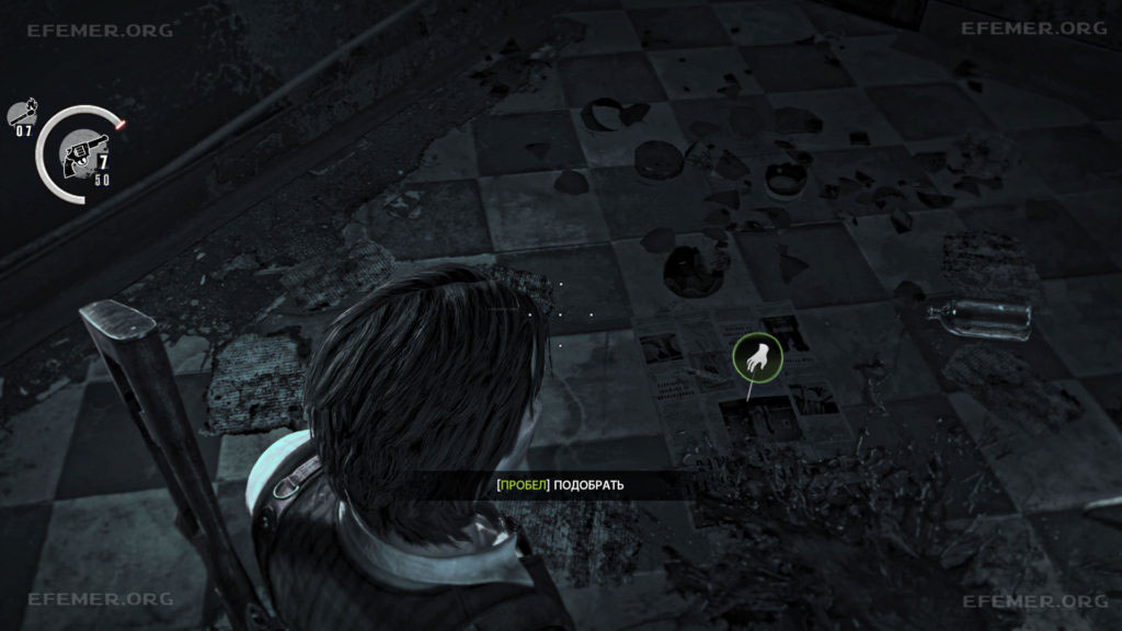 Газета “«Дело врачей» закрыто”, валяющаяся на полу, The Evil Within 1