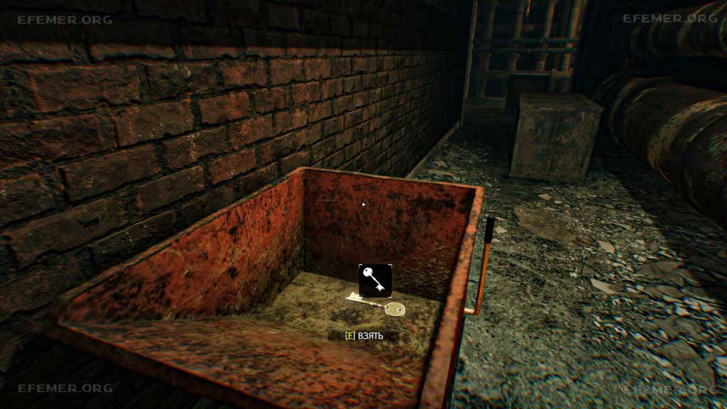 Ключ, валяющийся в вагонетке, The Evil Within 2